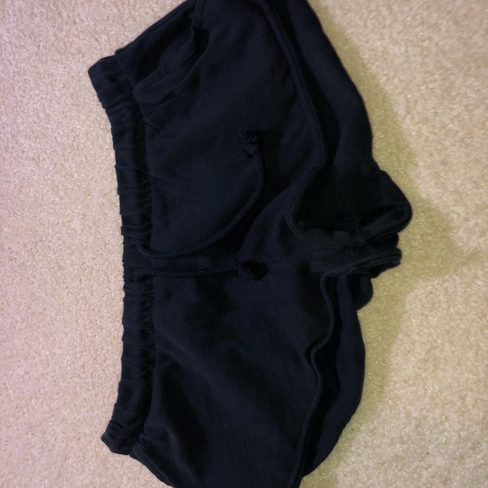 Black bootie shorts